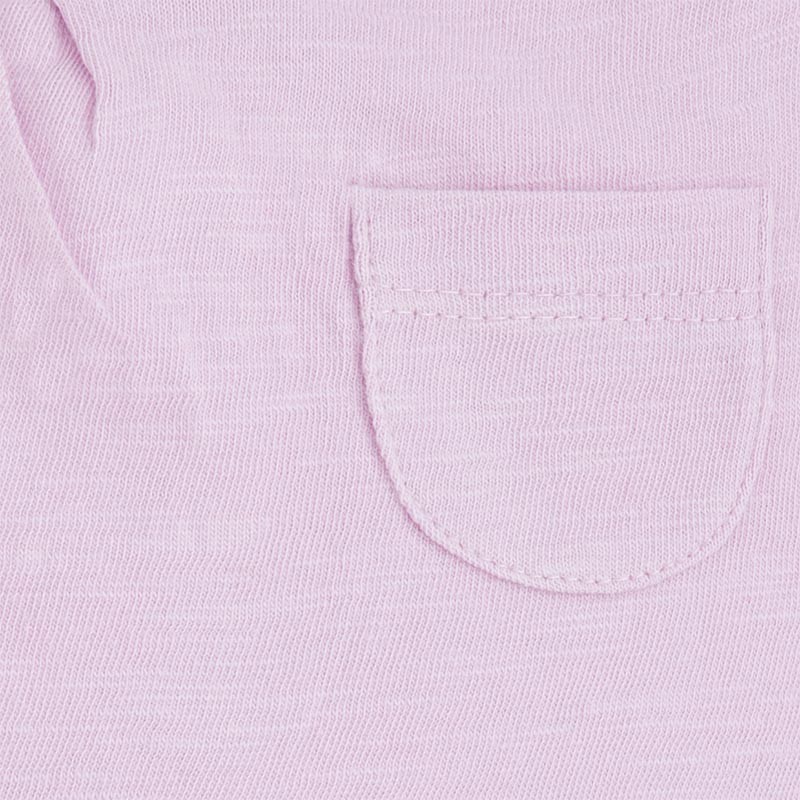 Majica s kratkimi rokavi za punčke Basic v nežno lila barvi - Mayoral