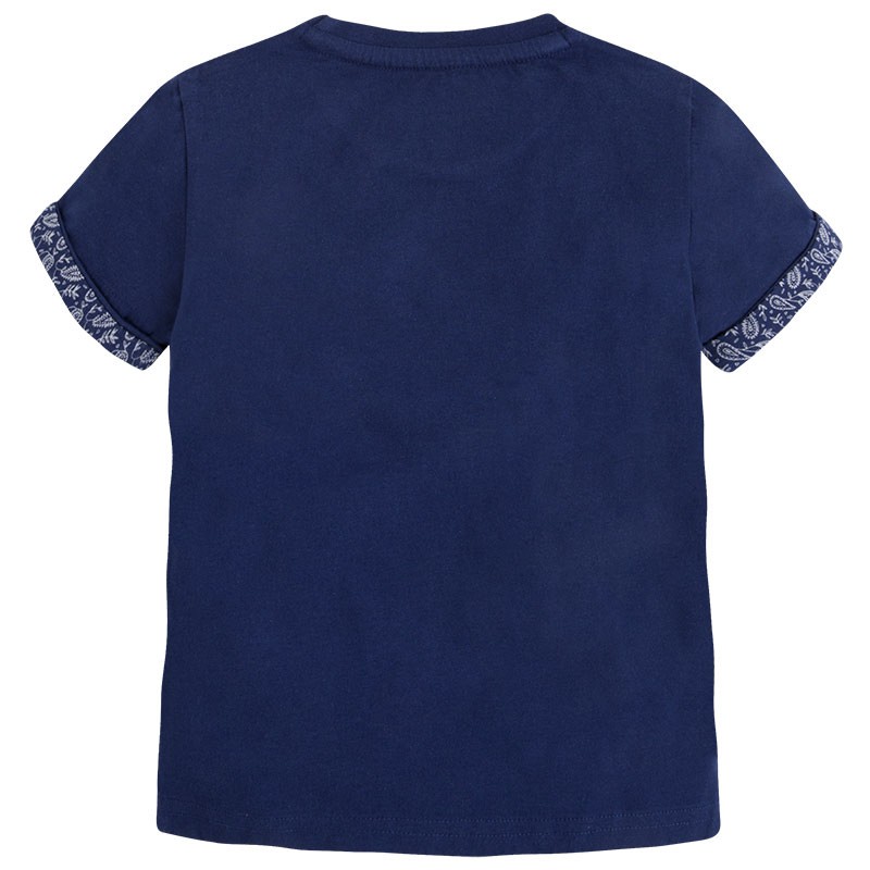 Majica s kratkimi rokavi za fante v modri barvi - Mayoral