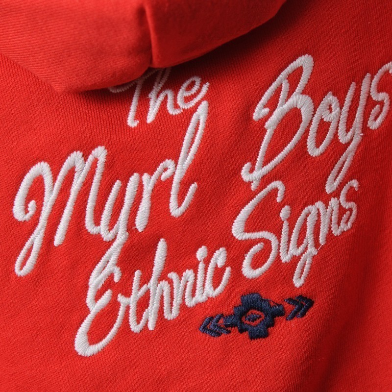 Rdeč pulover s kapuco in zadrgo (3416-064) - Mayoral