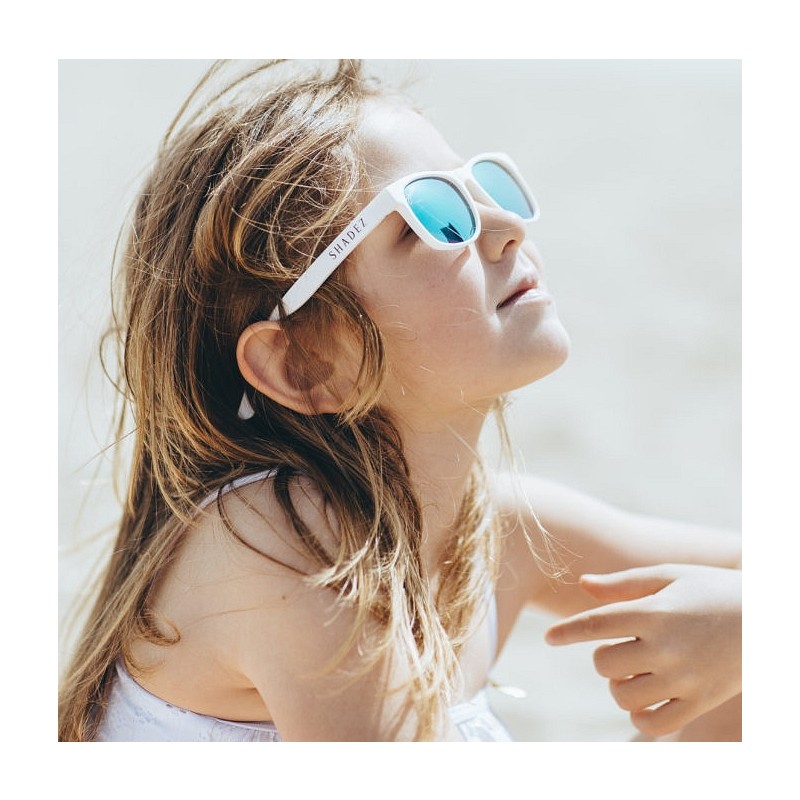 Polarizirana sončna očala za otroke VIP White - Ocean - Shadez