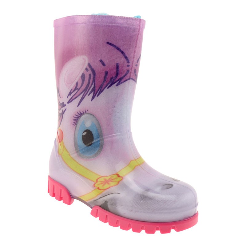 Dežni škornji za punce brez vložka Pony - Demar