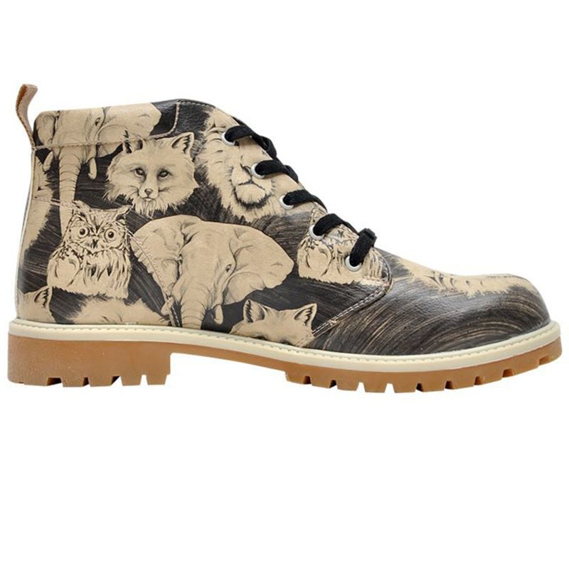 Podloženi gležnjarji s potiskom WILD AND FREE za fante - DOGO