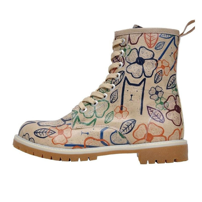 Podloženi škornji s potiskom NOTEBOOK za punce - DOGO