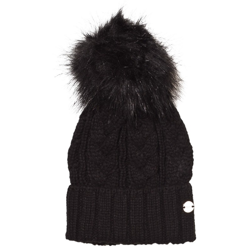 Komplet kapa in šal za punce v črni barvi - Mayoral