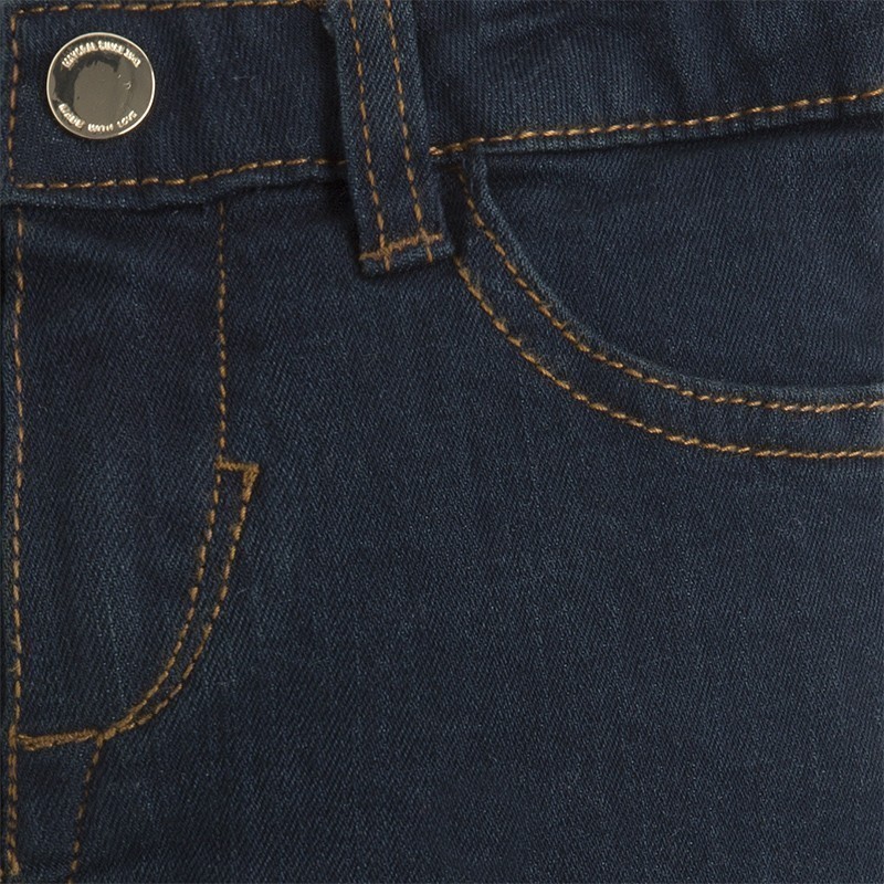 Hlače za punce v temni barvi jeansa - Mayoral (070-030)