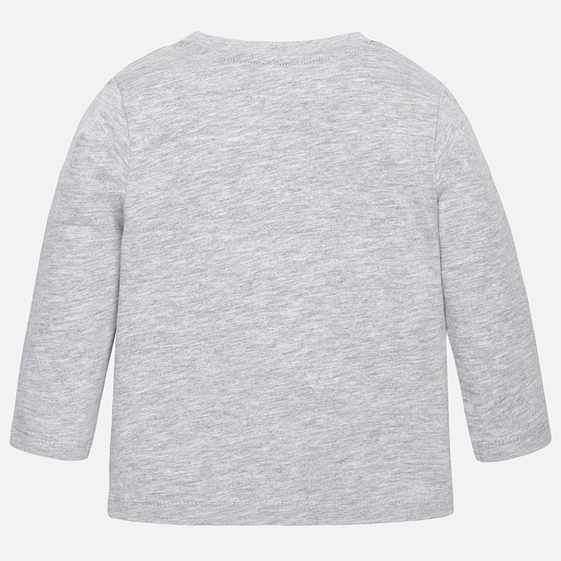 Majica z dolgimi rokavi v sivi barvi za fantke - Mayoral