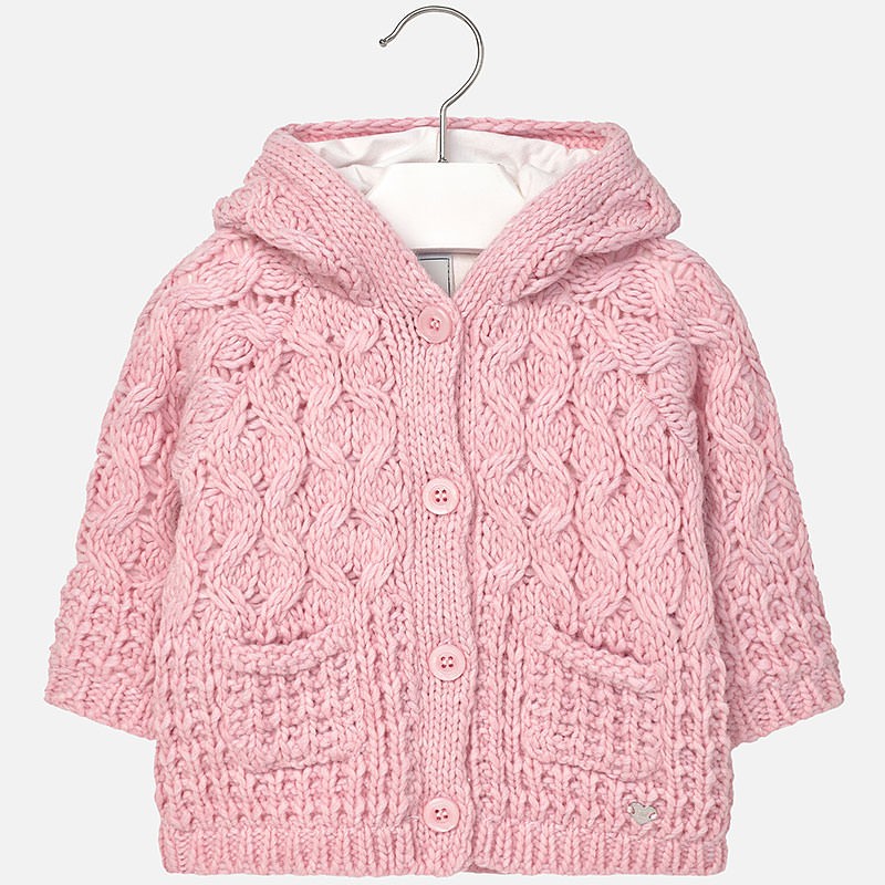 Podložena daljša jopica v roza barvi za punčke - Mayoral