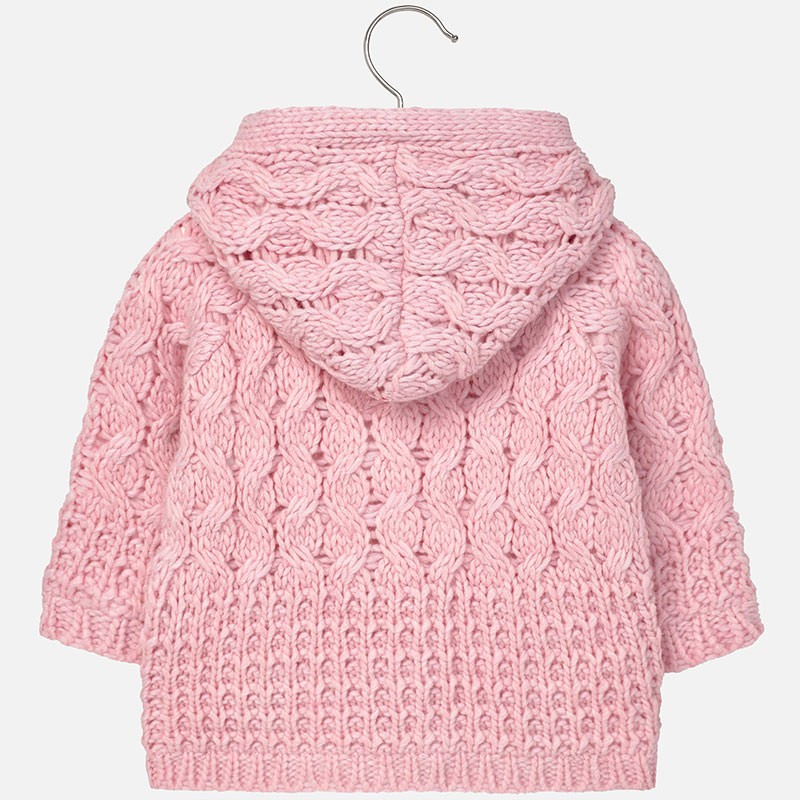 Podložena daljša jopica v roza barvi za punčke - Mayoral