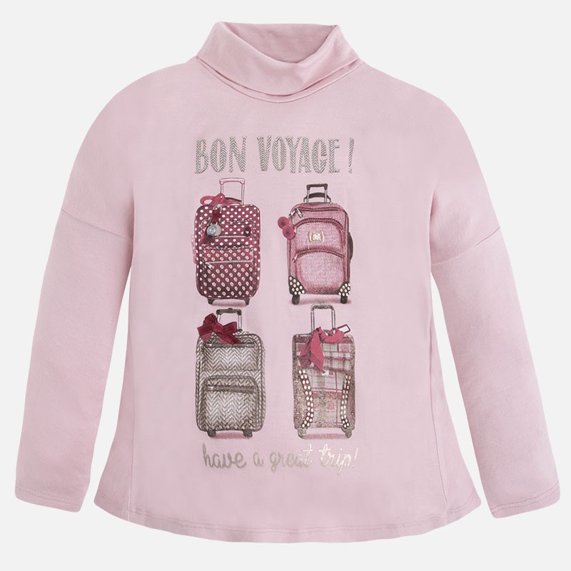 Puli s potiskom v roza barvi za punce - Mayoral