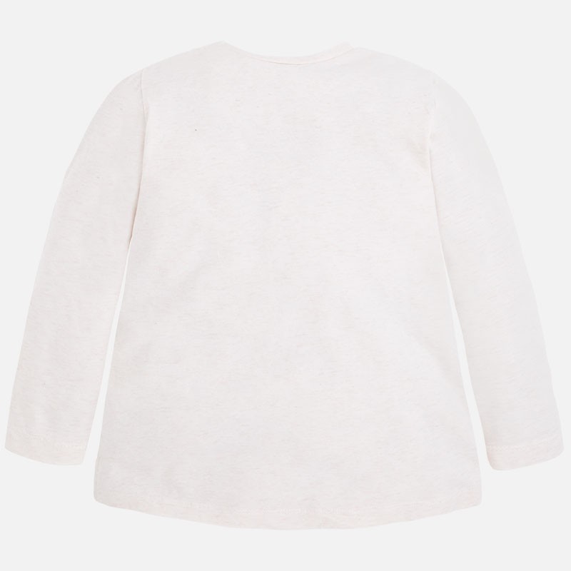 Majica za punce s potiskom v natur barvi - Mayoral.