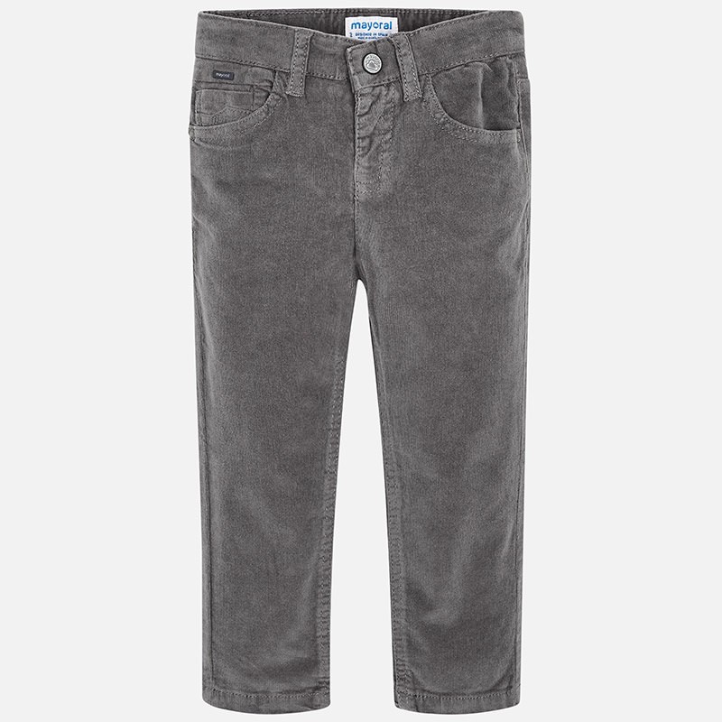 Žametne slim fit hlače za fante - Mayoral
