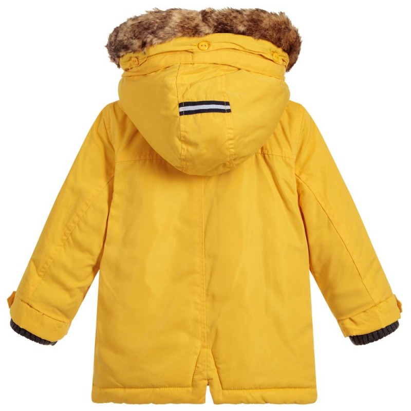 Podložen zimski plašč v medeni barvi za fantke - Mayoral