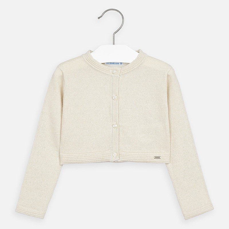 Bolero v peščeni barvi za punce - Mayoral