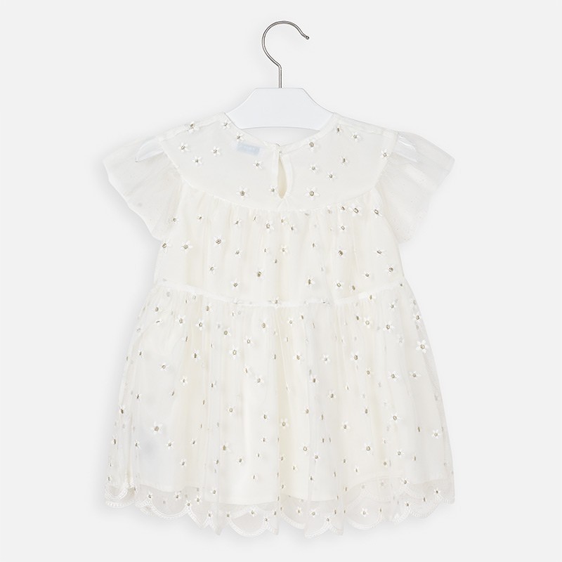 Bela svečana obleka za punce - Mayoral