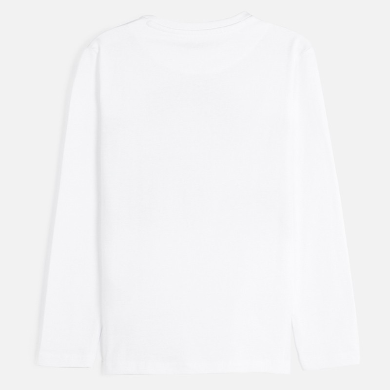 Bela majica s potiskom za fante - Mayoral