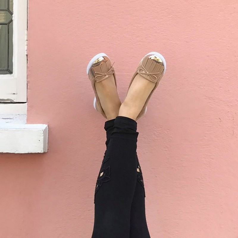 Športne balerinke za ženske ROBYN Mink Rose - Butterfly Twists