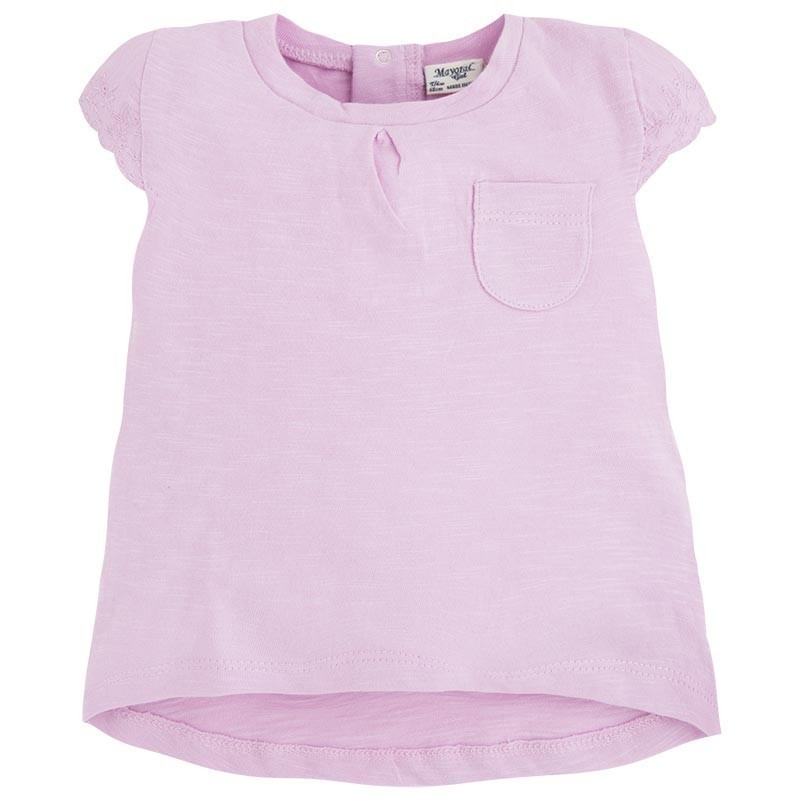Majica s kratkimi rokavi za punčke Basic v barvi orquidea - Mayoral