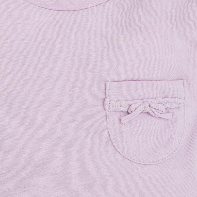 Majica s kratkimi rokavi za punce Basic Orquidea - Mayoral