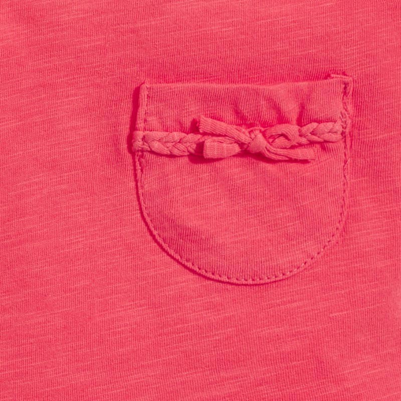 Majica s kratkimi rokavi za punce Basic rdeča - Mayoral