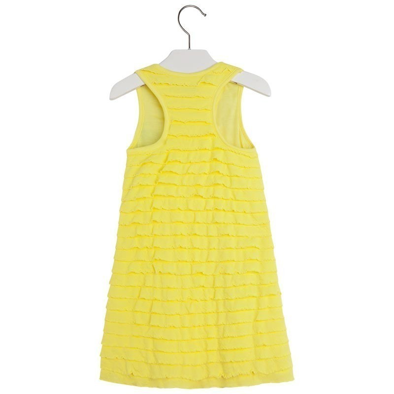 Obleka z naborki za punce (3997-031) - Mayoral