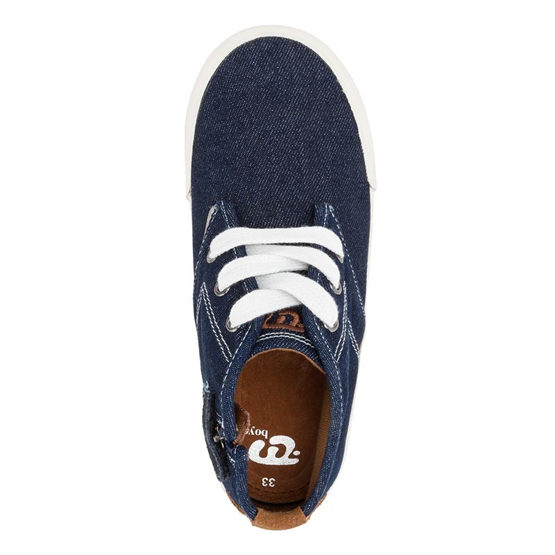 Platnene jeans visoke superge na vezalke za fante - Mayoral