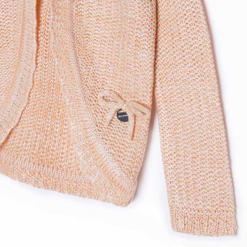 Pletena jopica za punce v mareličnem odtenku - Mayoral.