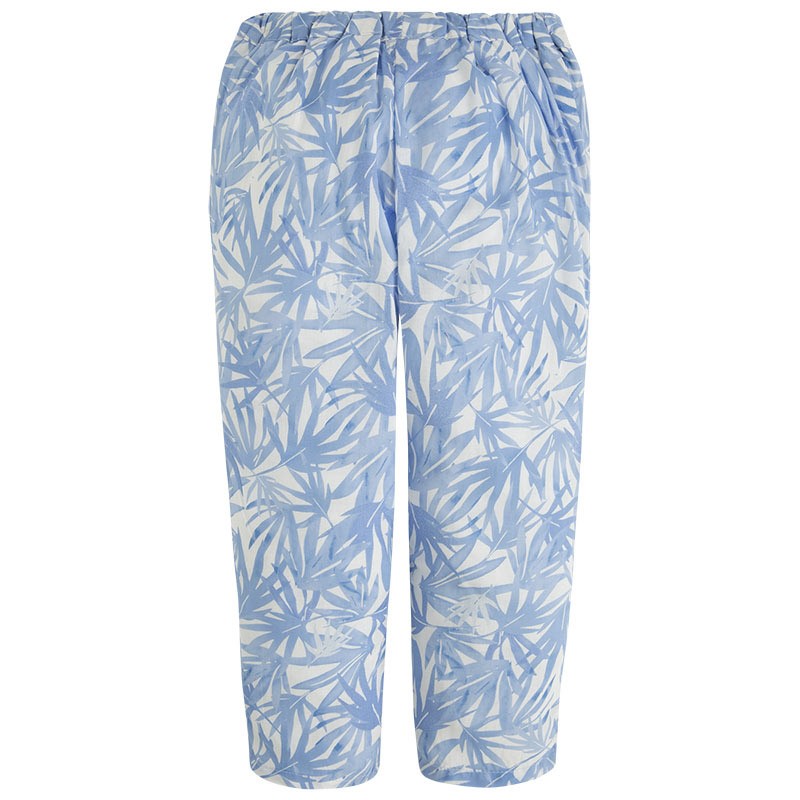 Lahke prosojne hlače za punce v modrem potisku - Mayoral