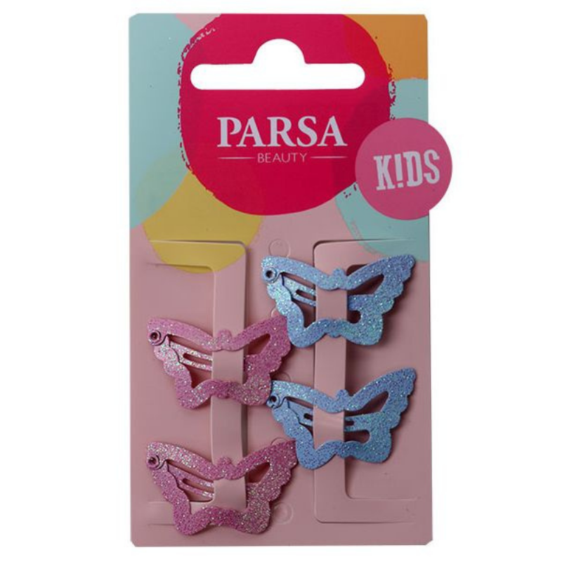 Komplet 4-h špang za lase Buttefrly - Parsa