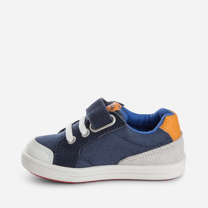 Modre platnene superge na ježka za fantke - Mayoral