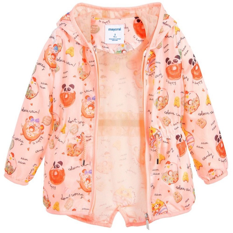 Lahek daljši anorak za punce - Mayoral