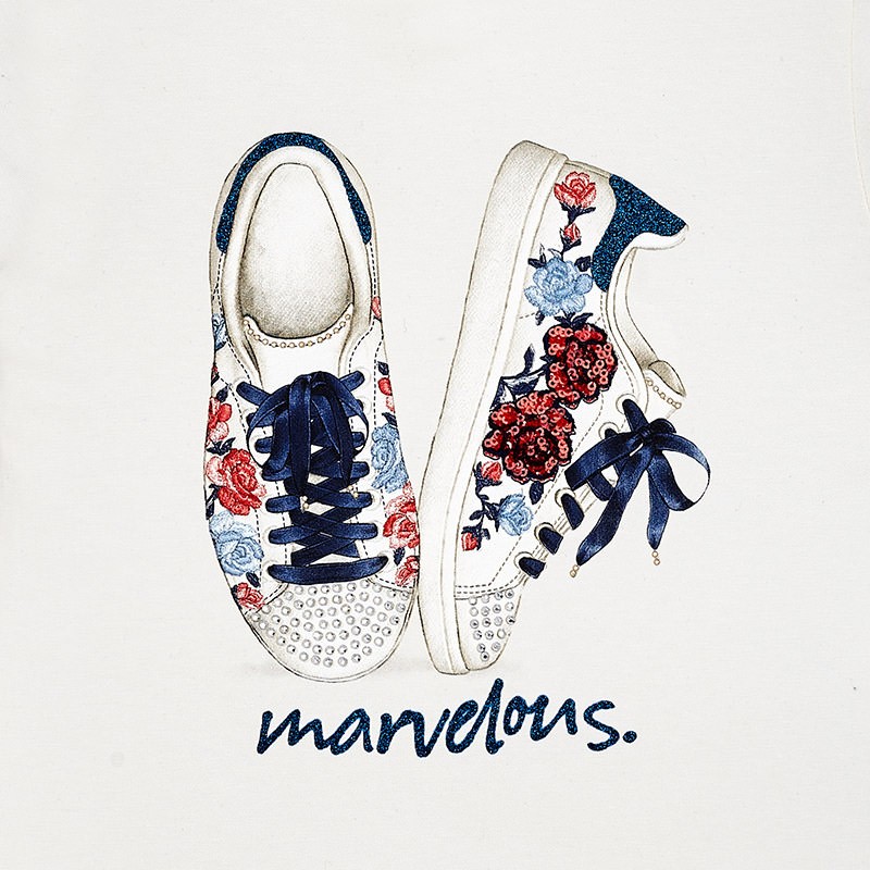 Majica s kratkimi rokavi za punce Marvelous - Mayoral