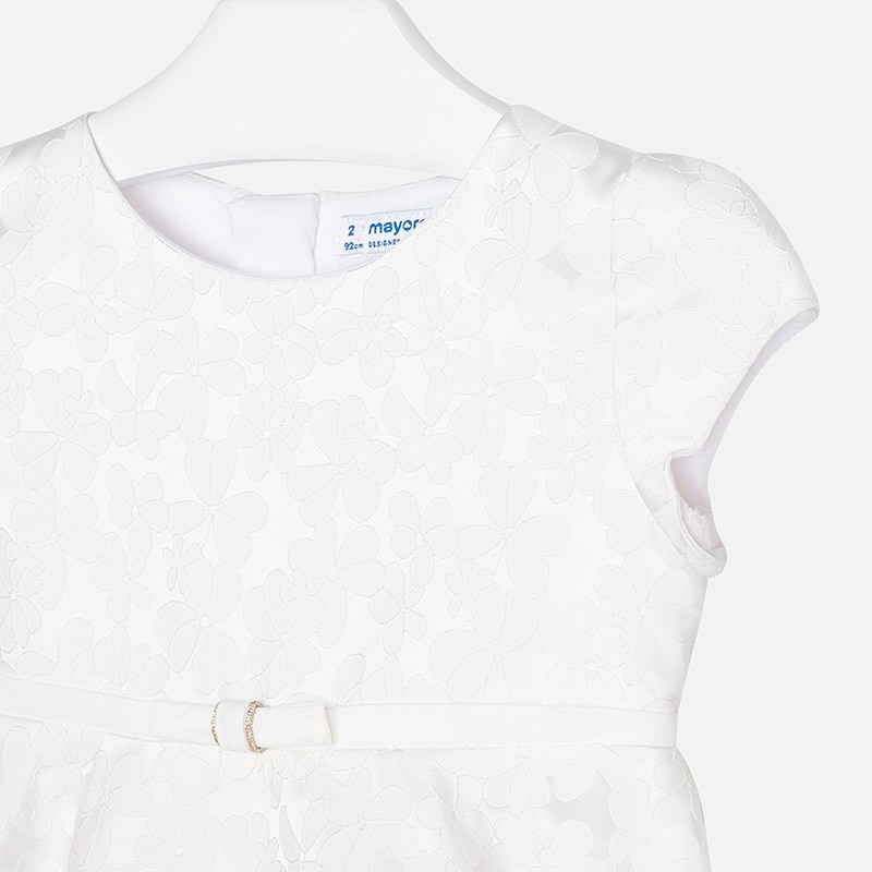 Bela svečana obleka za punce - Mayoral