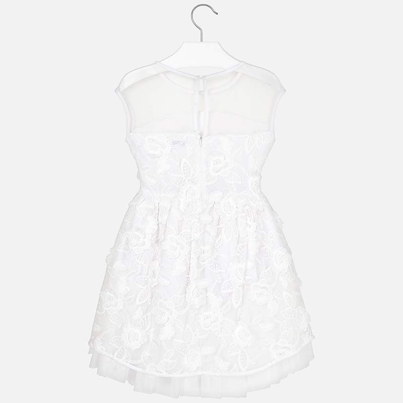 Bela svečana obleka za punce - Mayoral