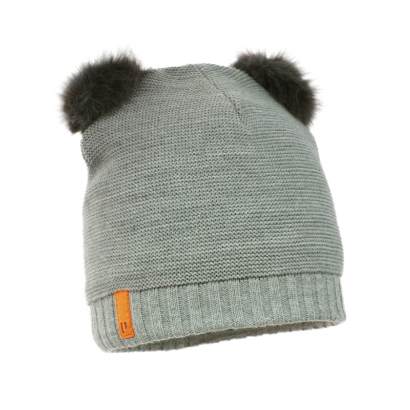 Zimska kapa HEKTOR za fante v sivi barvi - Pupill