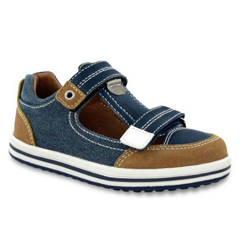 Pol-odprti športni sandali v modri jeans barvi za fante - Mayoral