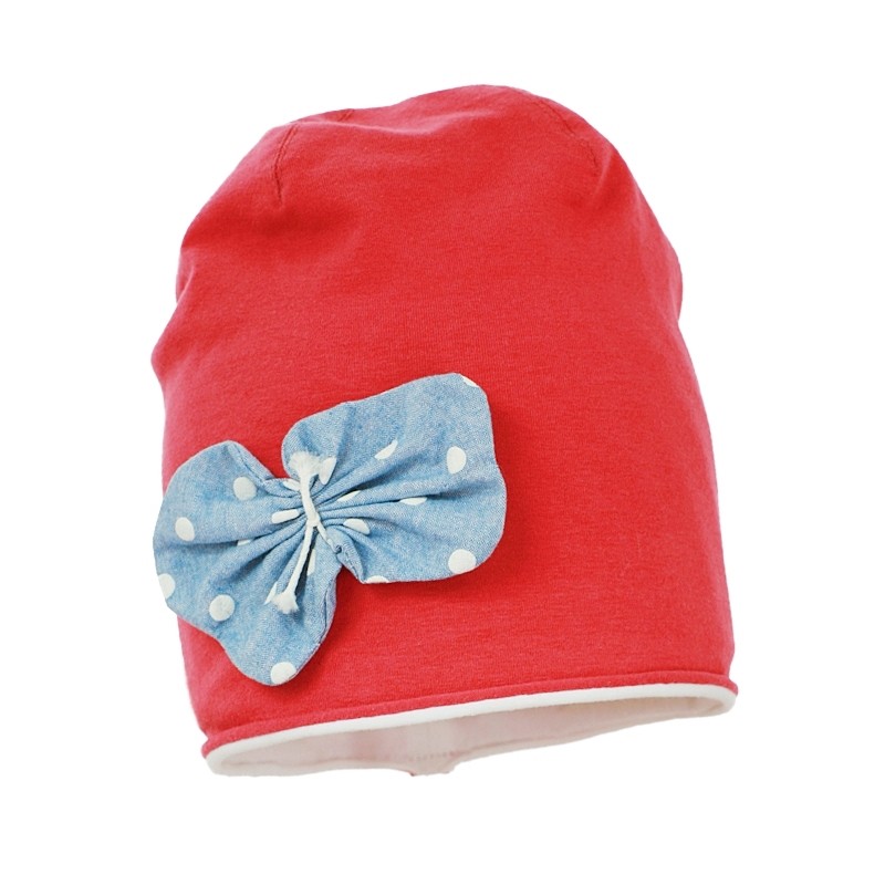 Lila bombažna kapa EMI za punce - Pupill