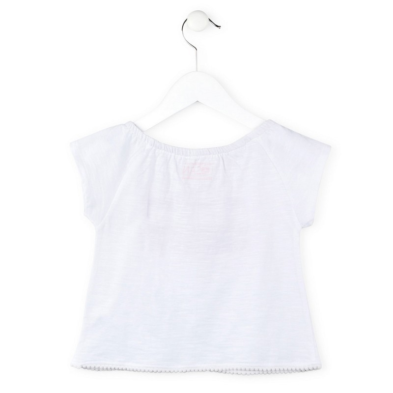 Bela majica s potiskom za punce - Losan