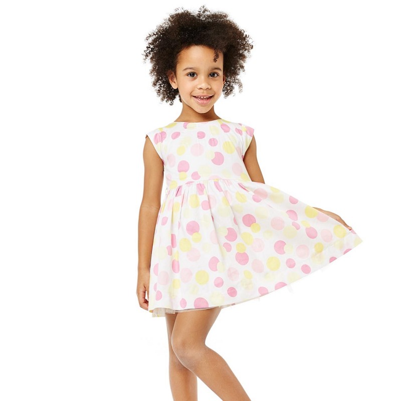 Pikčasta obleka za punce - Losan