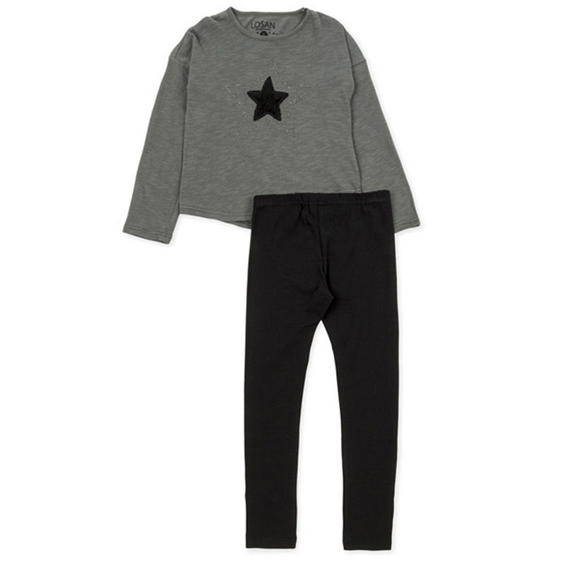 Komplet pajkice in majica NEW STAR za punce - Losan