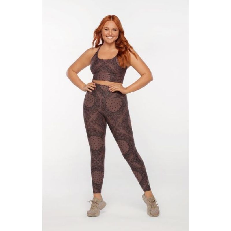 Športne pajkice z visokim pasom Bandana Boozy Shaper Full Lenght za ženske - Lorna Jane