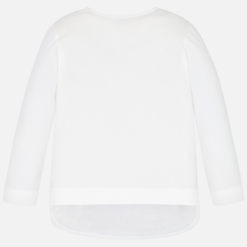 Majica s dugim rukavima GIRL za cure stražnja - Mayoral