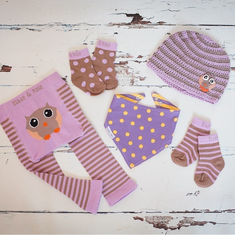 Nogavičke za deklice Owl (SOCK-OWL) - Blade&Rose