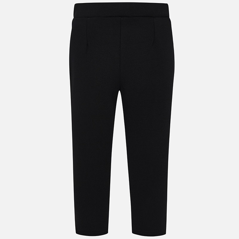 Črne hlače z nastavljivo elastiko za punce - Mayoral