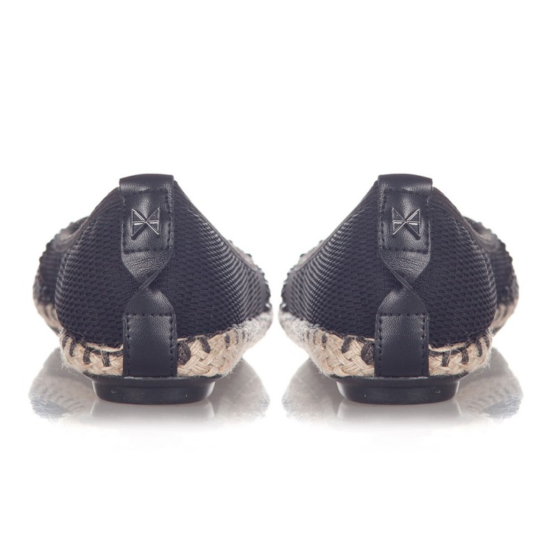 Platnene espadrile za ženske GIGI BLACK BLING - Butterfly Twists