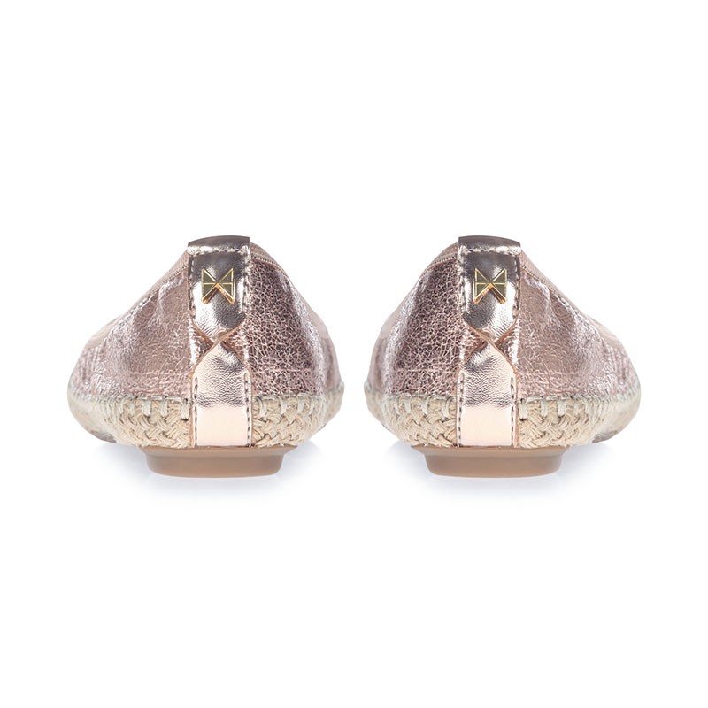 Balerinke za ženske GIGI Rose Gold - Butterfly Twists