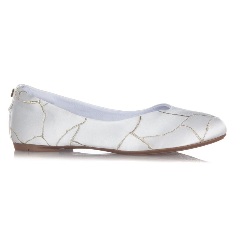 Balerinke za ženske HANAE WHITE - Butterfly Twists