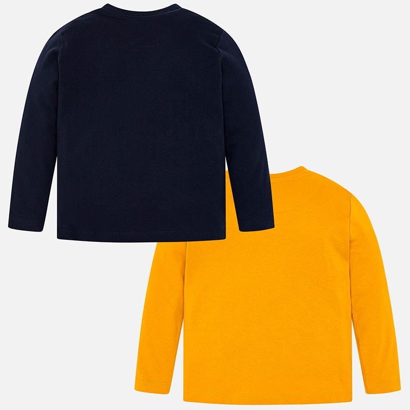 Komplet majic z dolgimi rokavi SNOWBOARD za fante, hrbtna stran - Mayoral