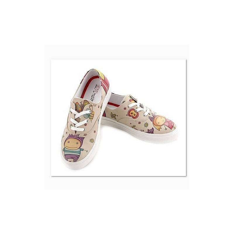 Platnene superge za ženske s potiskom Lets Play - Goby