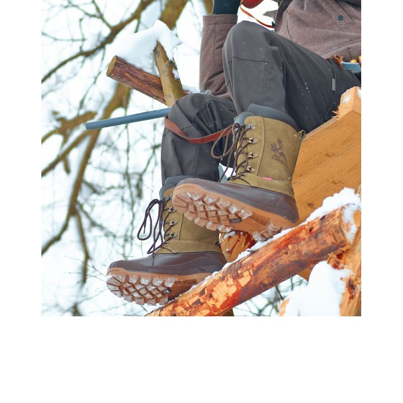 Moški zimski škornji Caribou Pro z 100% volno - Demar