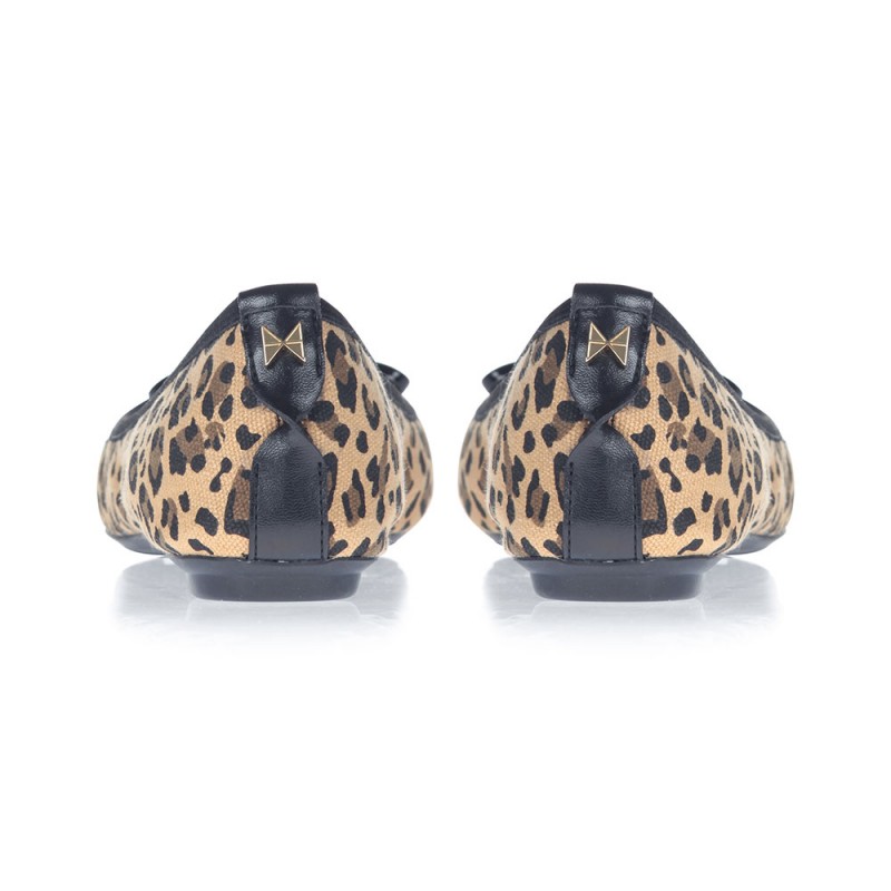 Balerinke s spominsko peno OLIVIA TAN LEOPARD - Butterfly Twists
